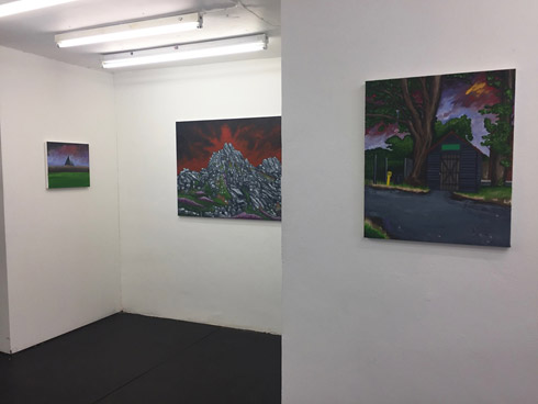 Installation view, Distant Fires, Studio 1.1, London  (May 2017)