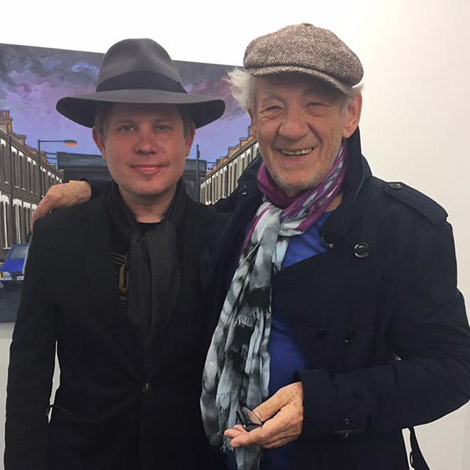 Ian McKellen and Stephen at Distant Fires  (May 2017)