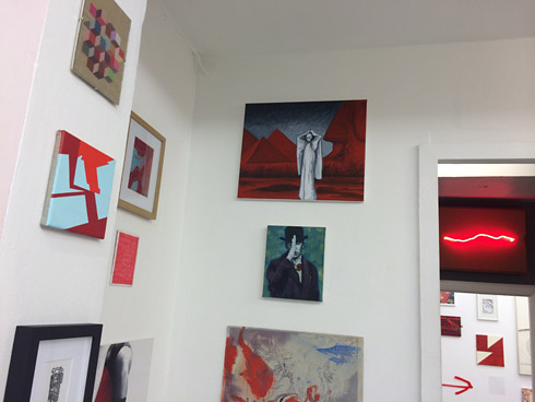 Red Xmas | Installation view, Studio 1.1, London  (2015)
