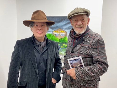 Stephen Harwood with Sir Ian McKellen  (2024)