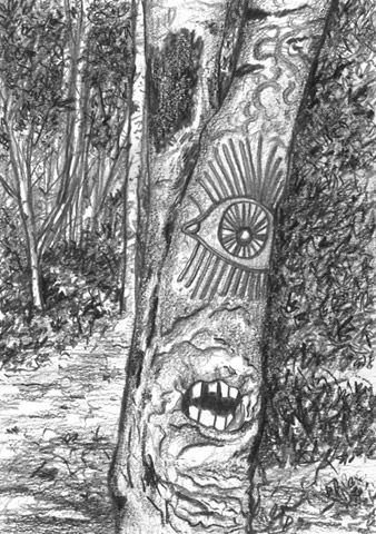 Wick Woods, Totem, Small Study  (2020)
